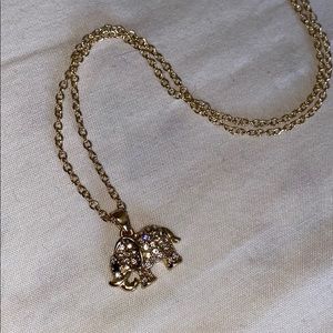 Dainty Elephant Necklace